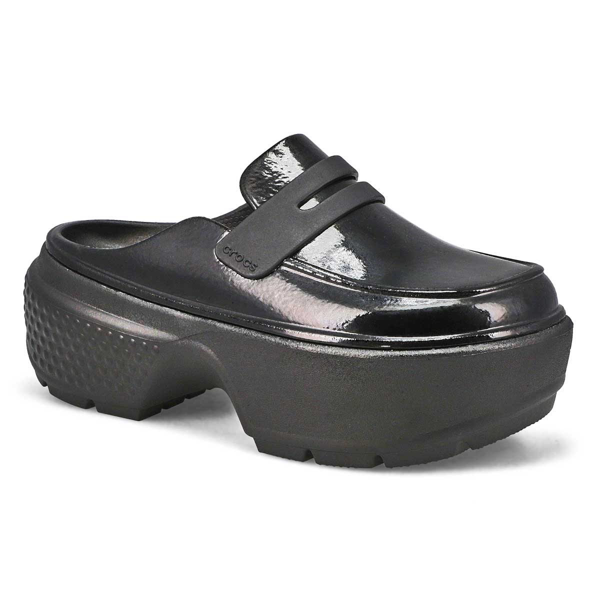Women s Stomp High Shine EVA Platform Loafer Bla
