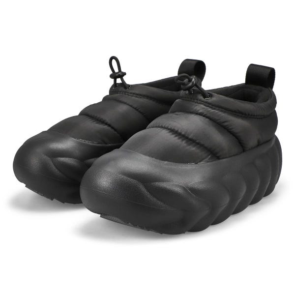 Women's Overpuff Moc Comfort Clog - Black/Black