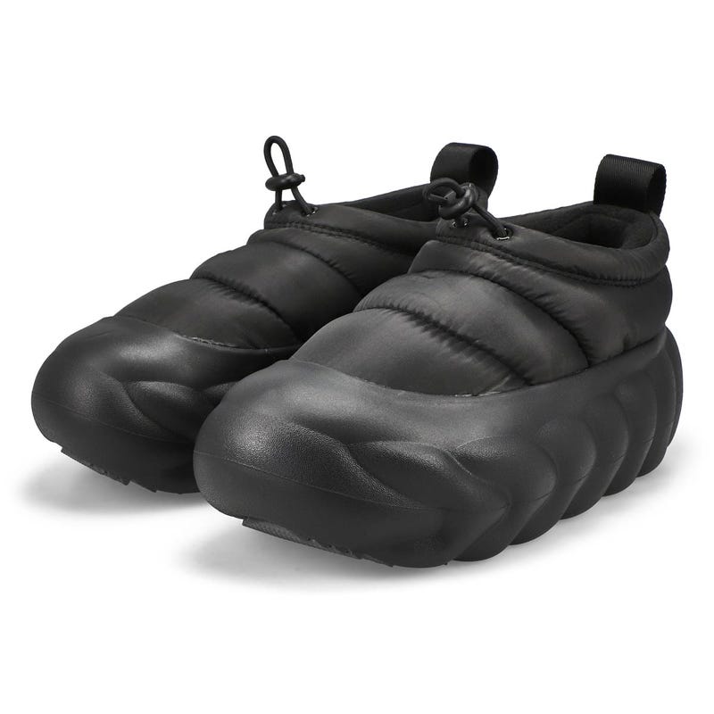 Women's Overpuff Moc Comfort Clog - Black/Black