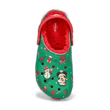 Kids' Classic Mickey Xmas Lined Comfort Clog - Mul
