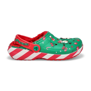 Kids' Classic Mickey Xmas Lined Comfort Clog - Mul