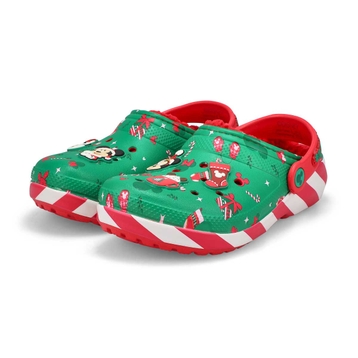Kids' Classic Mickey Xmas Lined Comfort Clog - Mul