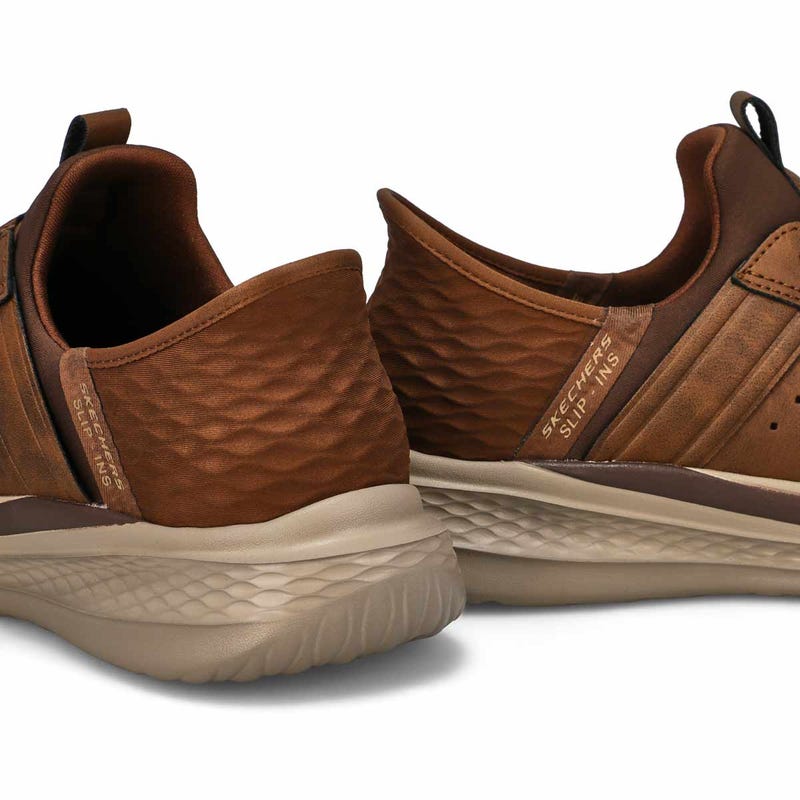 Men's Slade Zachary Slip-Ins Wide Casual Shoe - Brown