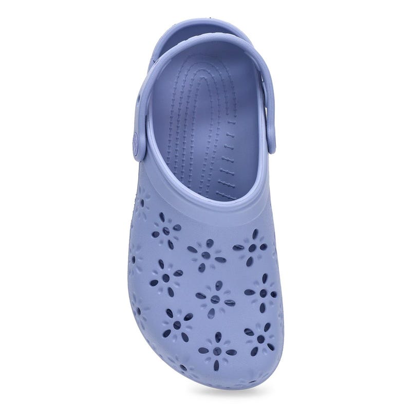 Women's Classic Floral Cut Out EVA Comfort Clog - Blue Haze