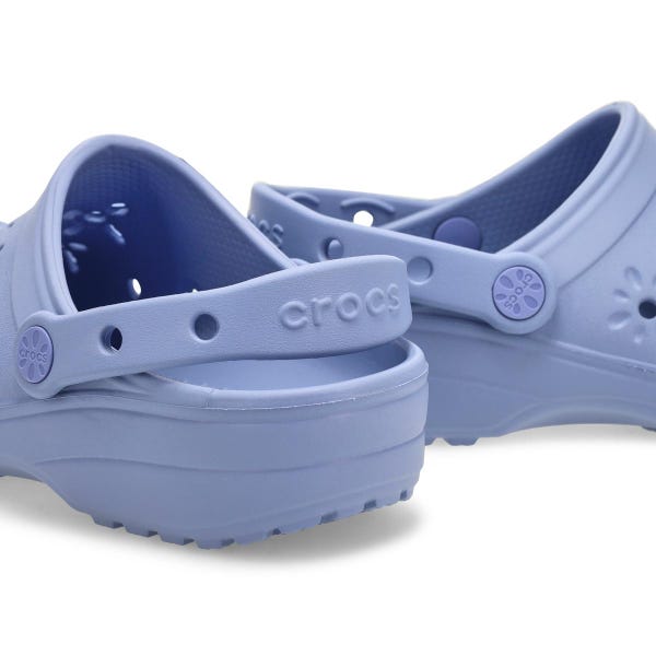 Women's Classic Floral Cut Out EVA Comfort Clog - Blue Haze