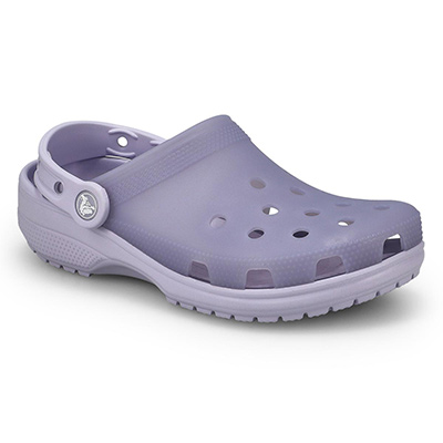 Lds Frosted EVA Comfort Clog - Purple Moon