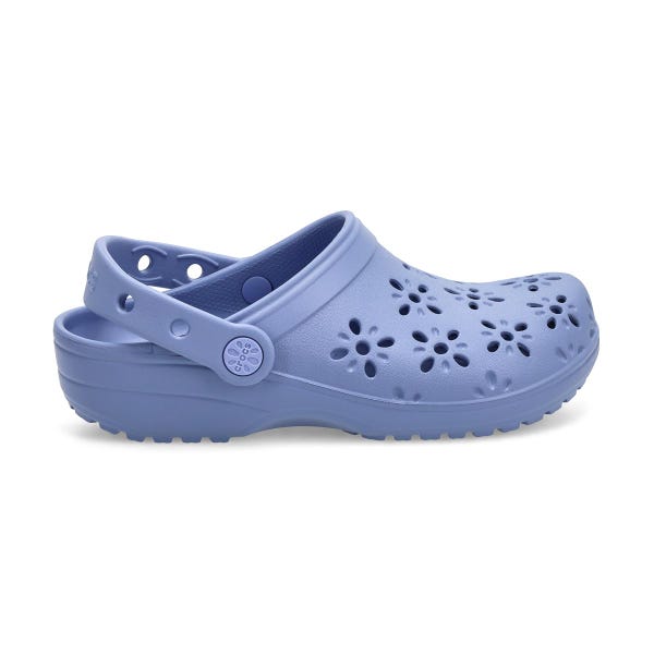 Sabot de confort CLASSIC FLORAL CUT OUT EVA, brume bleue, enfants