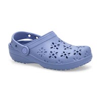 Sabot de confort CLASSIC FLORAL CUT OUT EVA, brume bleue, enfants