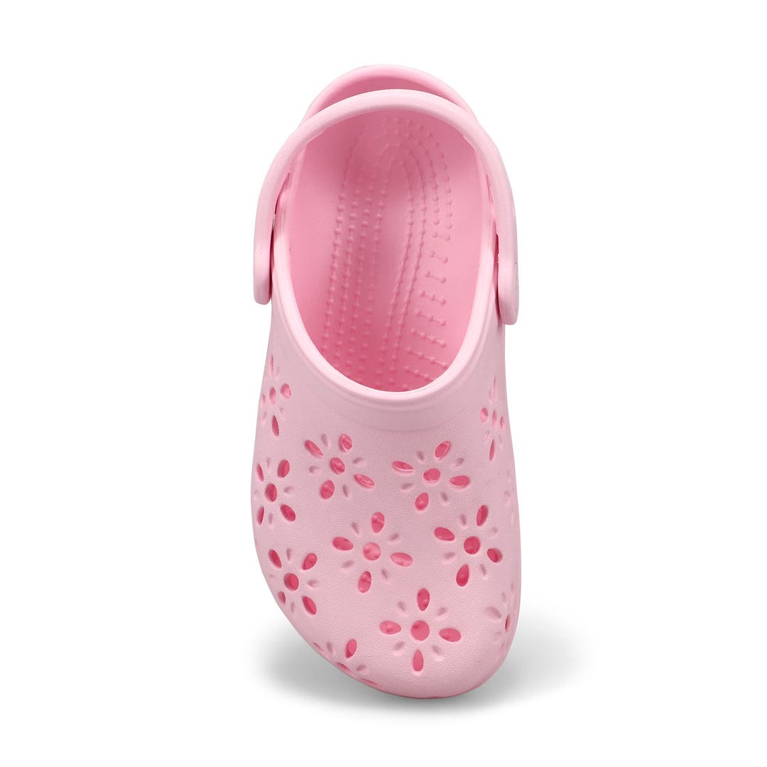 Crocs Kids' Classic Floral Cut Out EVA Comfor | SoftMoc.com