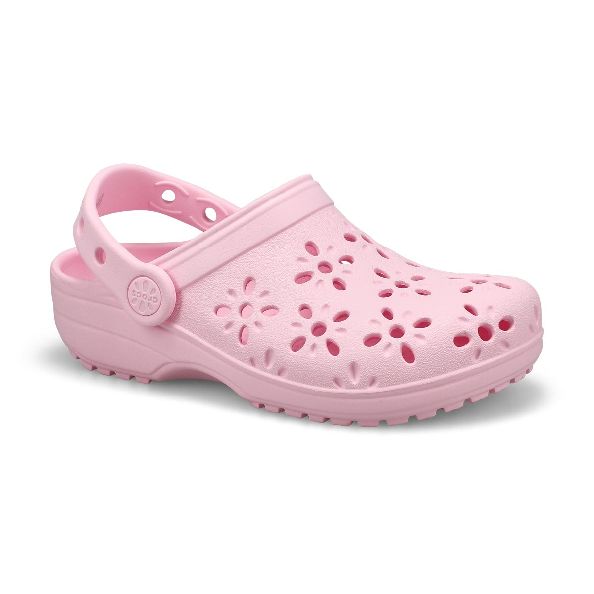 Kids' Classic Floral Cut Out EVA Comfort Clog - Pink Milk