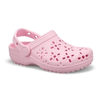 Kids' Classic Floral Cut Out EVA Comfort Clog - Pink Milk