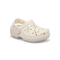 Sabot de confort CLASSIC FLORAL CUT OUT EVA, craie, tout-petits