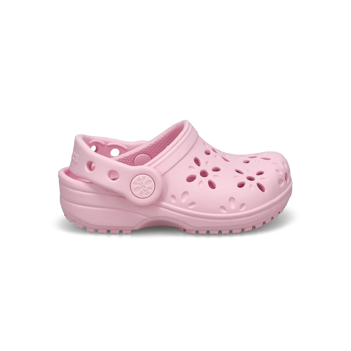 Sabot de confort CLASSIC FLORAL CUT OUT EVA, lait rose, tout-petits