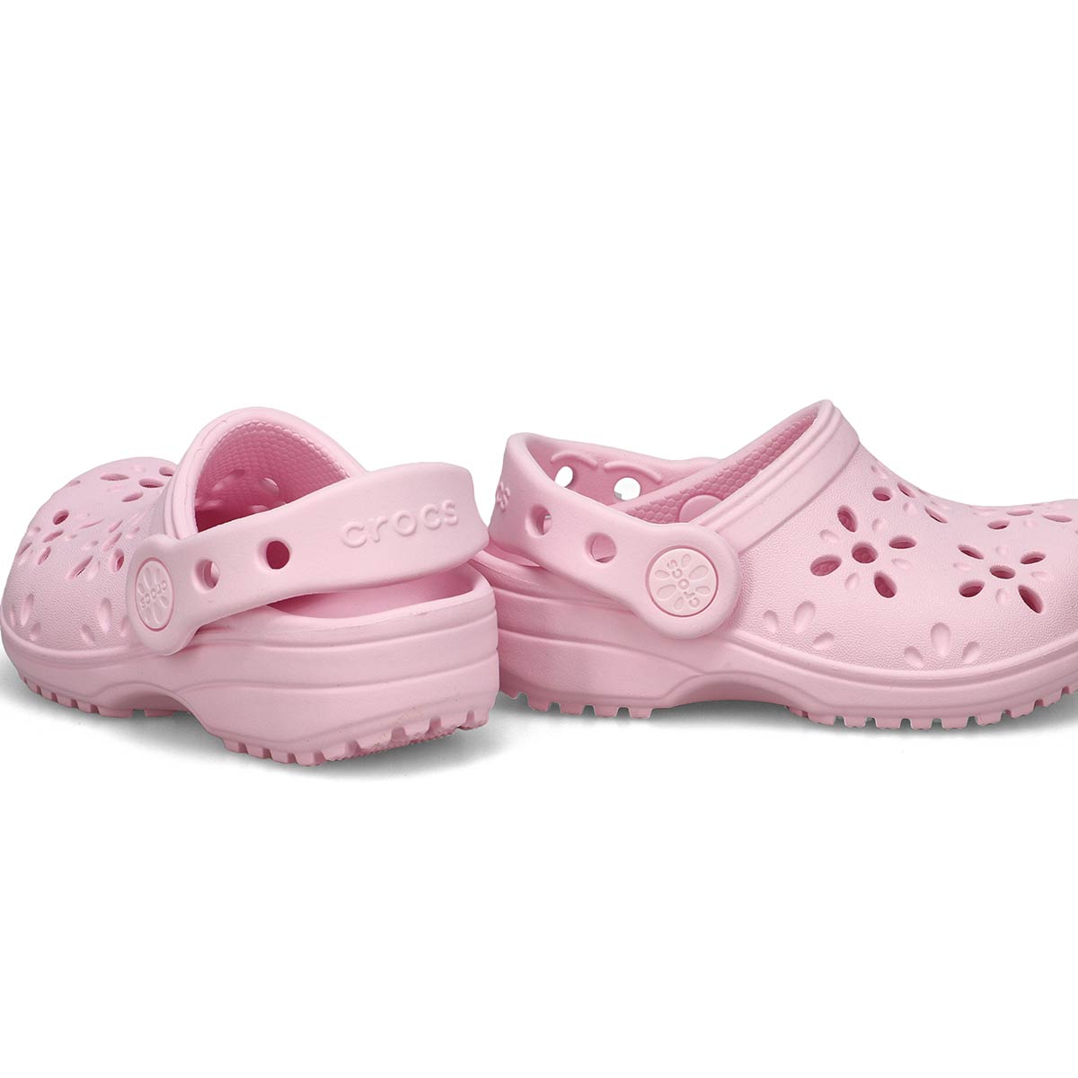 Sabot de confort CLASSIC FLORAL CUT OUT EVA, lait rose, tout-petits