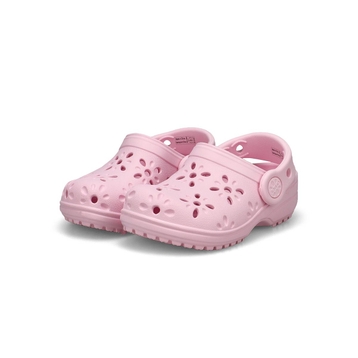 Sabot de confort CLASSIC FLORAL CUT OUT EVA, lait 