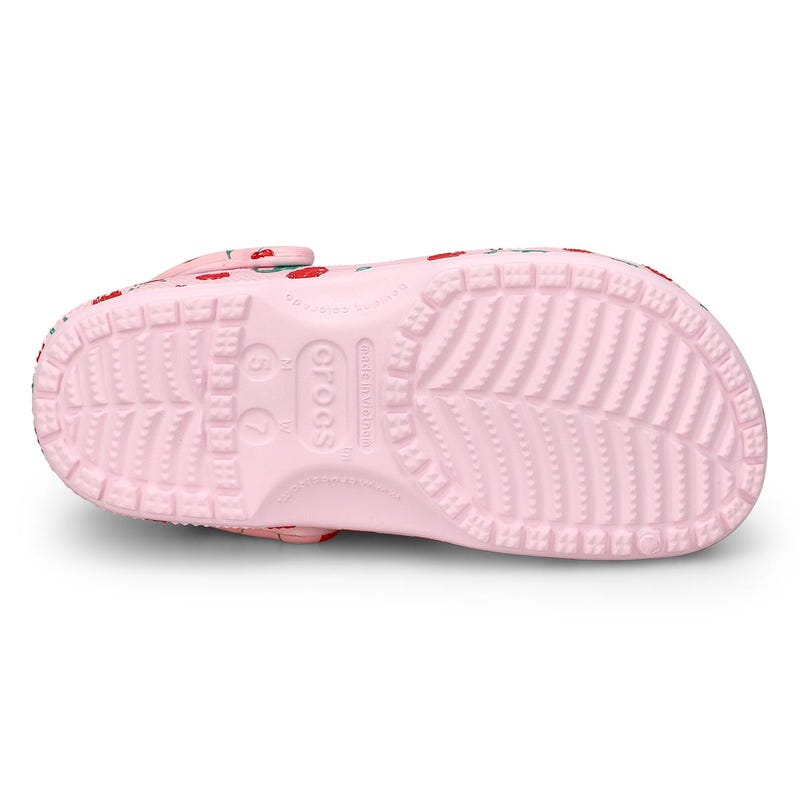 Women's Classic Fresh Fruits EVA Comfort Clog - Pink Milk
