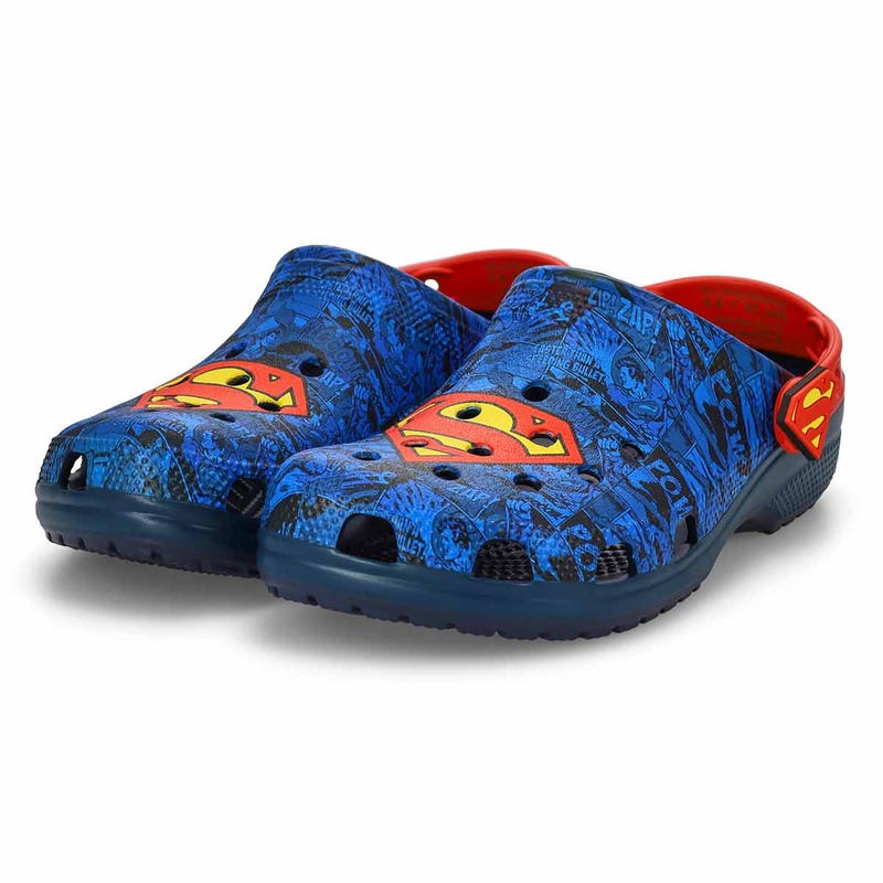 Women's Superman EVA Comfort Clog - Blue/Red/Yellow