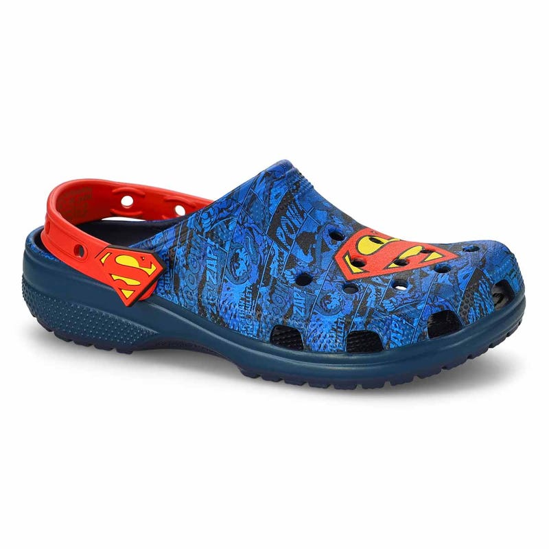 Women's Superman EVA Comfort Clog - Blue/Red/Yellow
