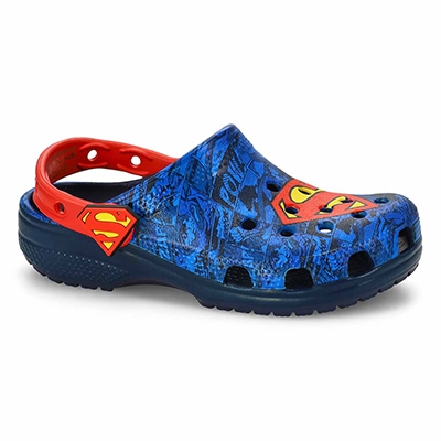 Sabot de confort en EVA Superman, bleu/rouge/jaune, enfants