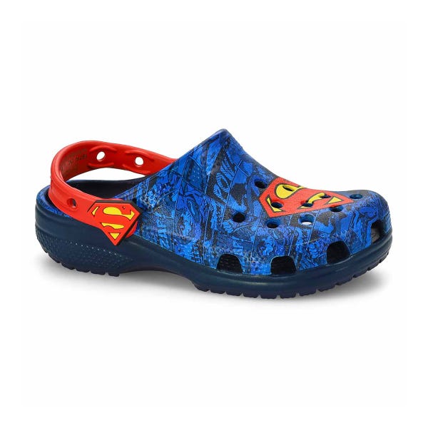 Kids' Superman EVA Comfort Clog - Blue/Red/Yellow