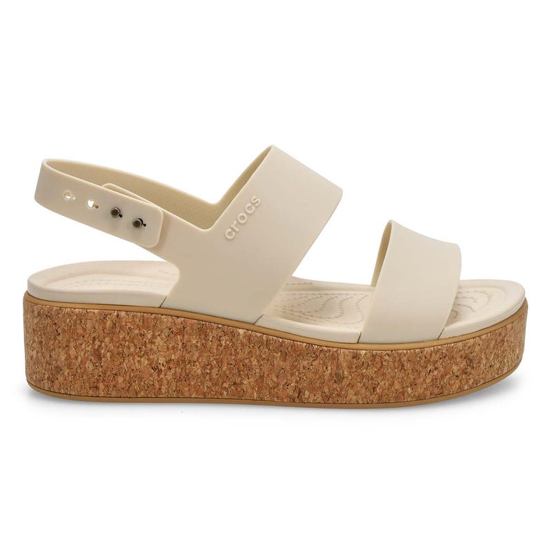 Women's Brooklyn Cork Low Wedge Sandal - Frappe