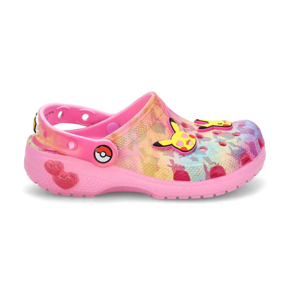 Girls'  Pikachu Pink EVA Comfort Clog - Pink