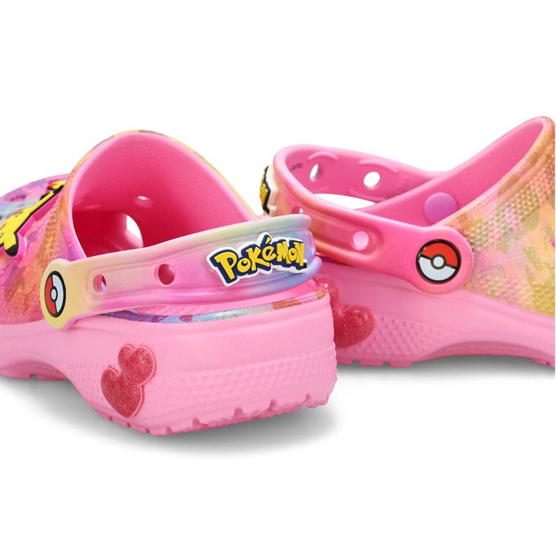 Girls'  Pikachu Pink EVA Comfort Clog - Pink