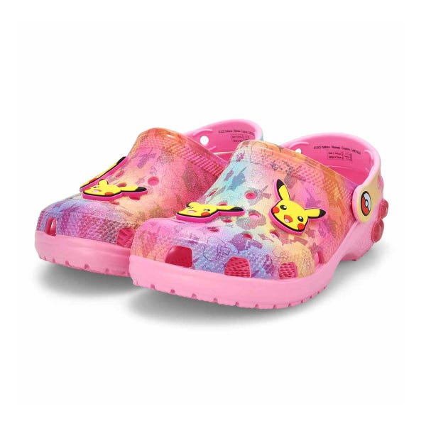 Girls'  Pikachu Pink EVA Comfort Clog - Pink