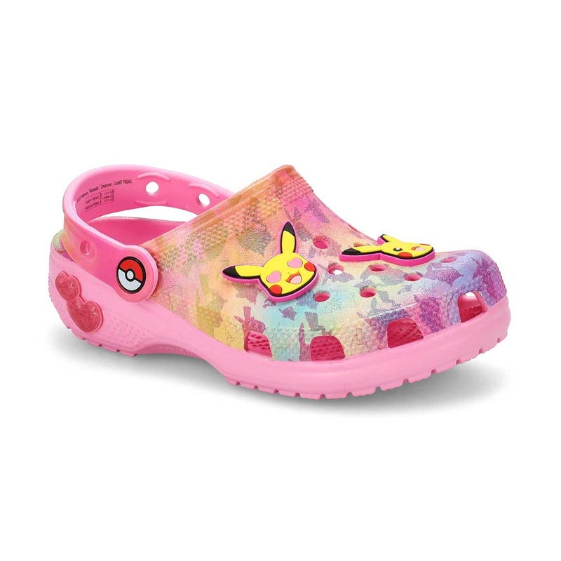 Girls'  Pikachu Pink EVA Comfort Clog - Pink