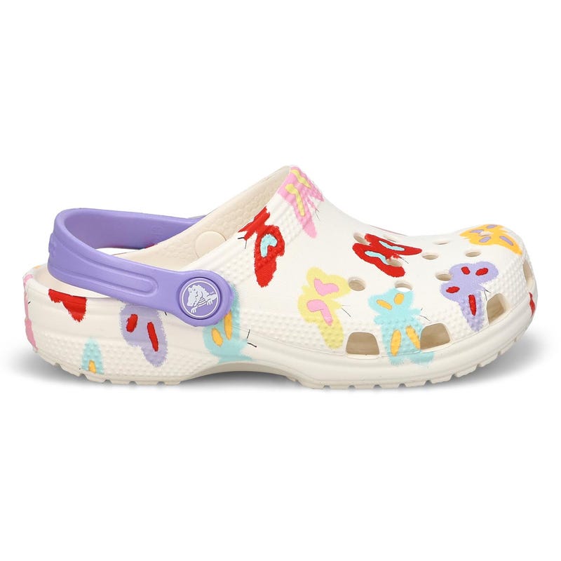 Sabot de confort CLASSIC BUTTERFLY EVA, craie, enfants