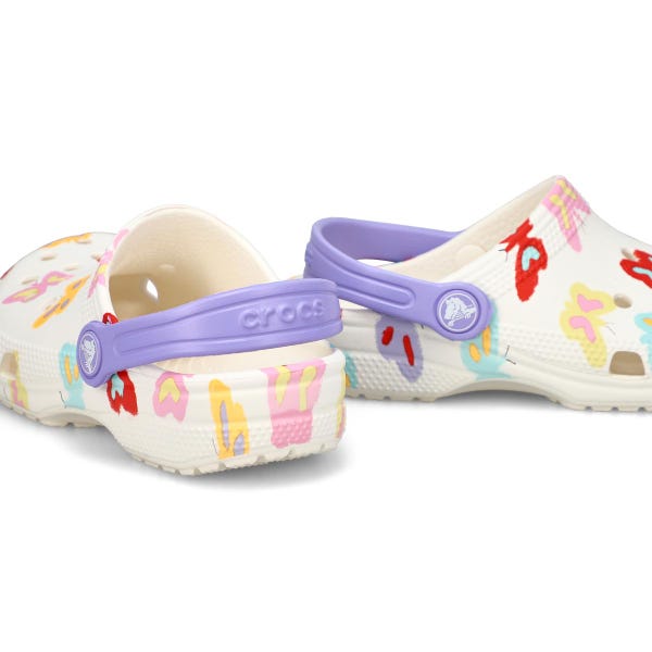 Sabot de confort CLASSIC BUTTERFLY EVA, craie, enfants