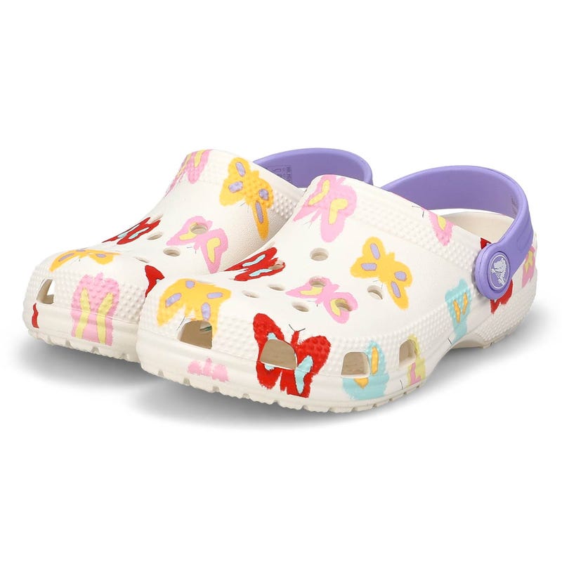 Sabot de confort CLASSIC BUTTERFLY EVA, craie, enfants