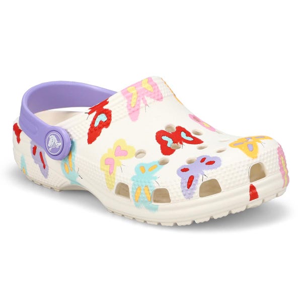 Sabot de confort CLASSIC BUTTERFLY EVA, craie, enfants