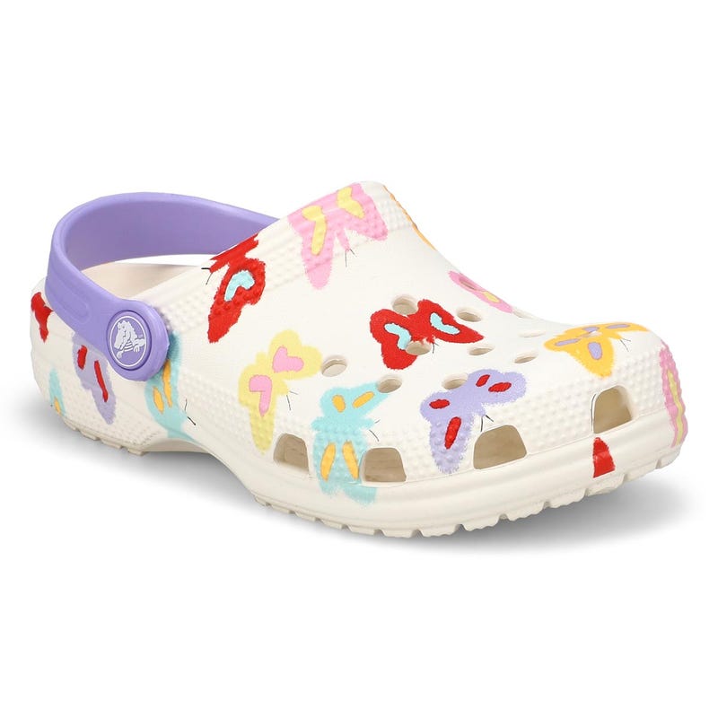 Sabot de confort CLASSIC BUTTERFLY EVA, craie, enfants