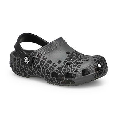 Kds Classic Tire PrintEVA Comfort Clog - Slate Grey