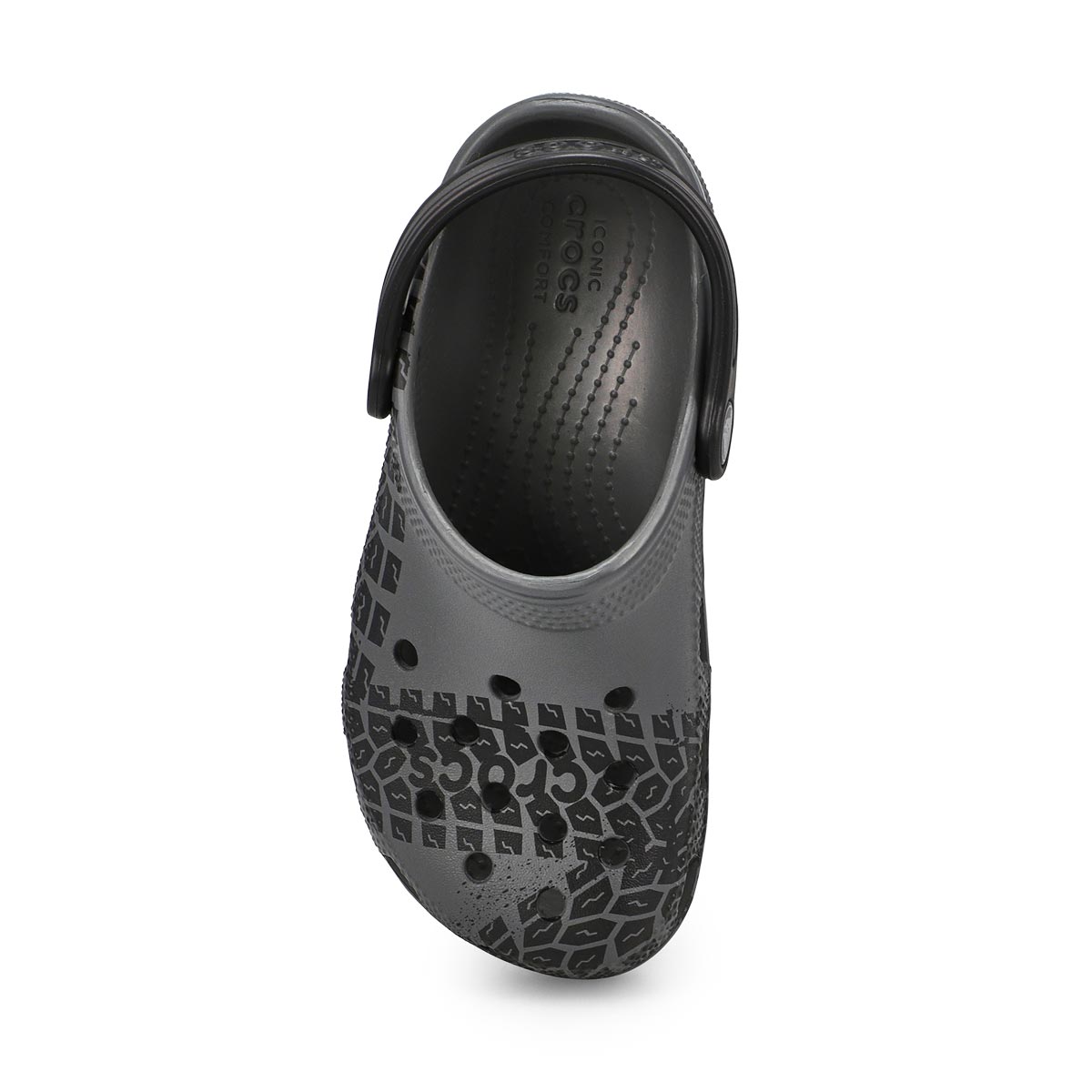 Kids'  Classic Tire PrintEVA Comfort Clog - Slate Grey