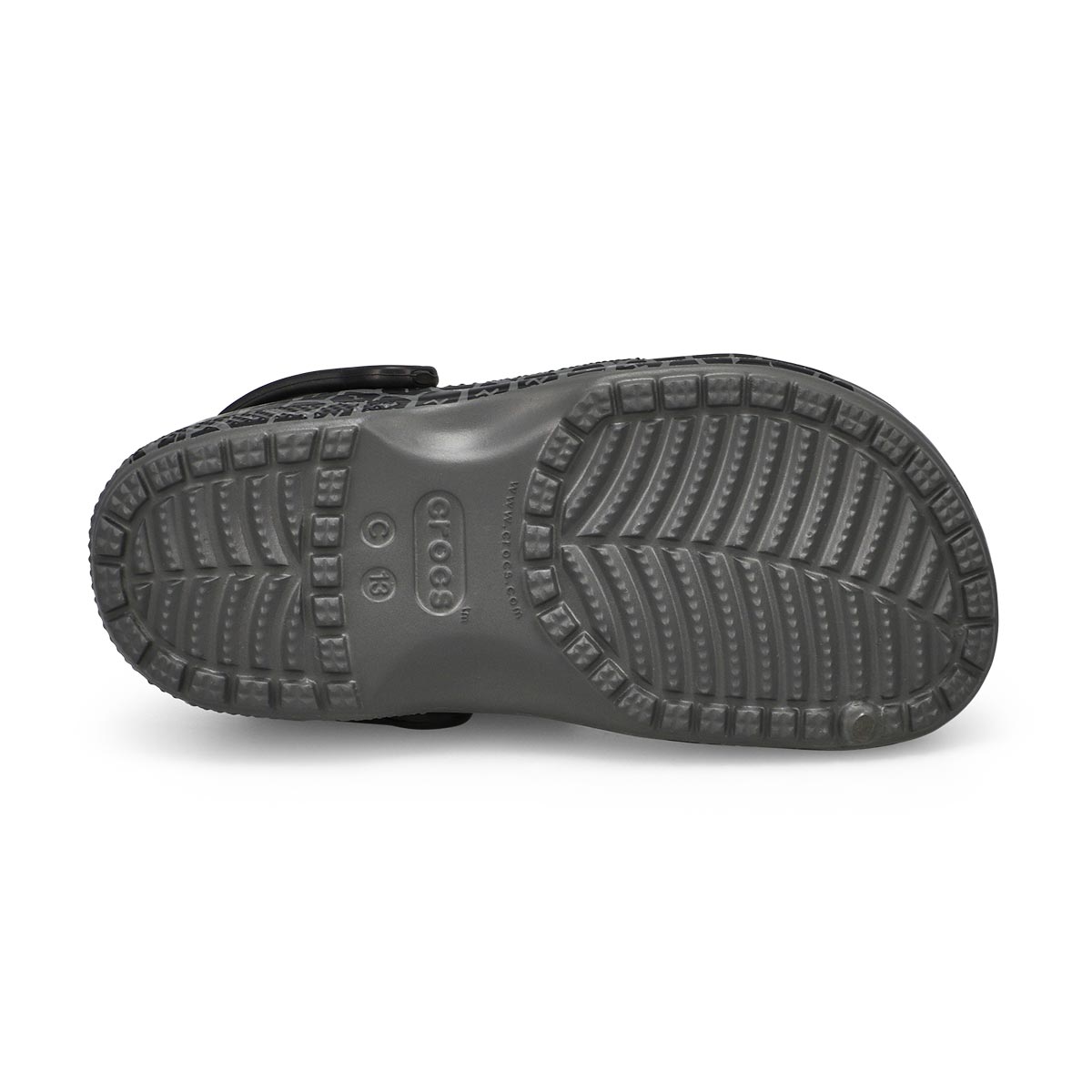 Kids'  Classic Tire PrintEVA Comfort Clog - Slate Grey