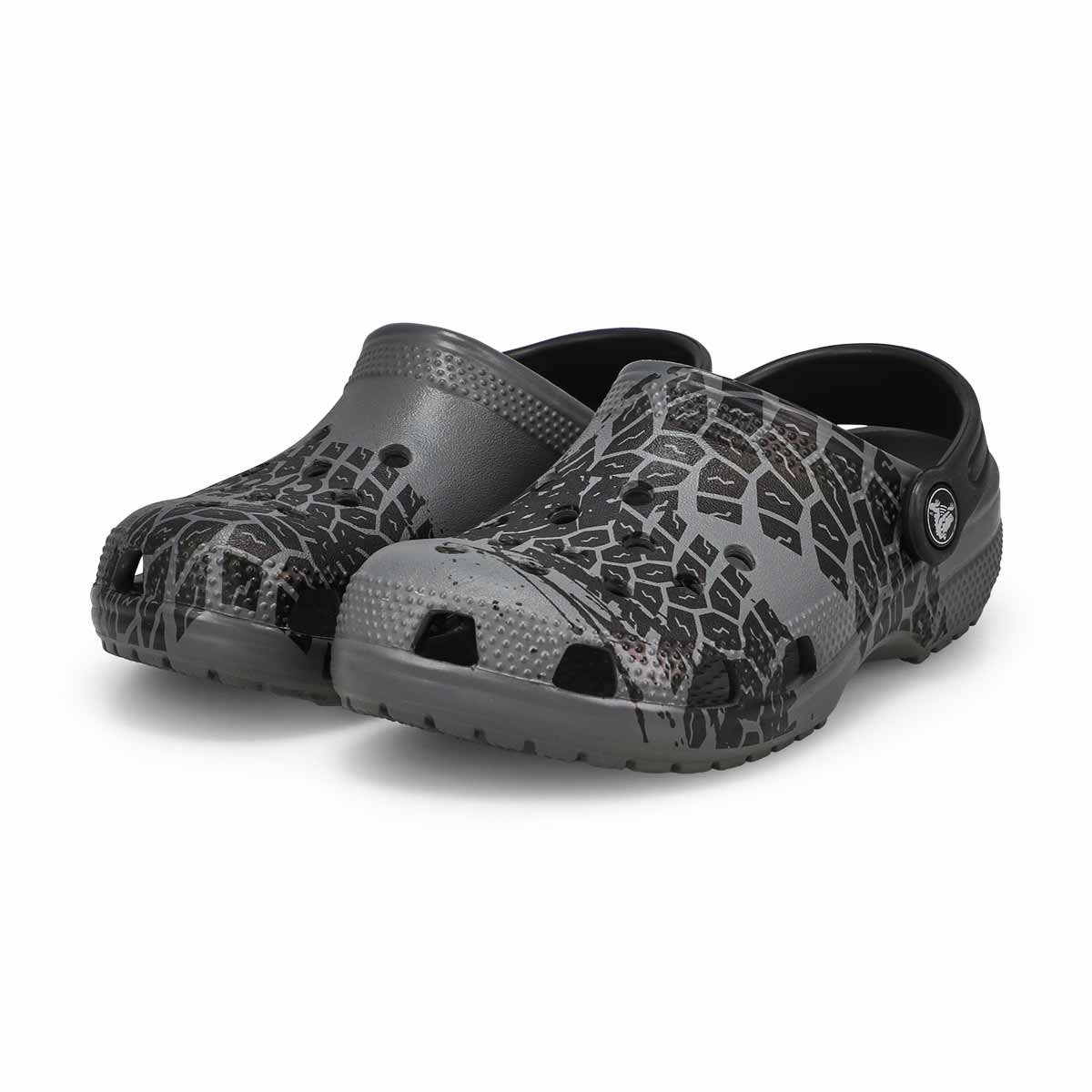 Kids'  Classic Tire PrintEVA Comfort Clog - Slate Grey