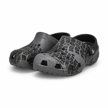 Kids'  Classic Tire PrintEVA Comfort Clog - Slate 