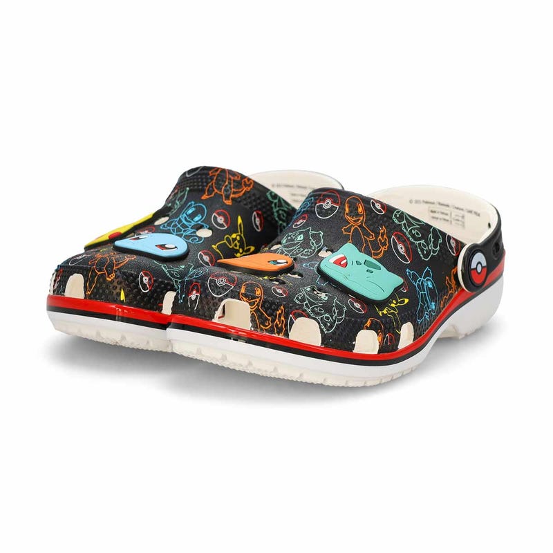 Kids'  Pokemon EVA Comfort Clog - Black