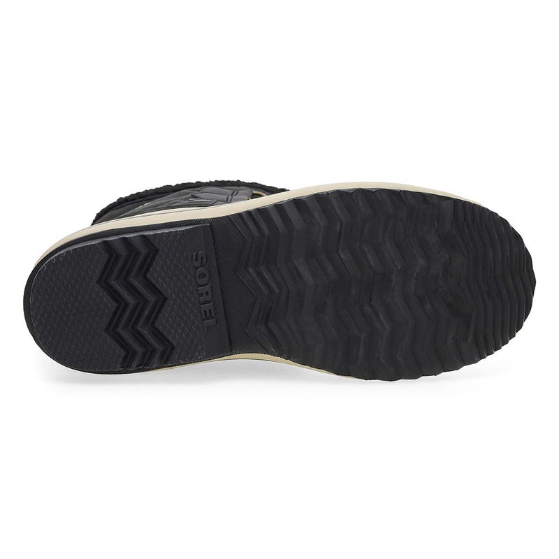 Botte d'hiver imperméable 1964 PAC NYLON, noir/fossile ancien, hommes