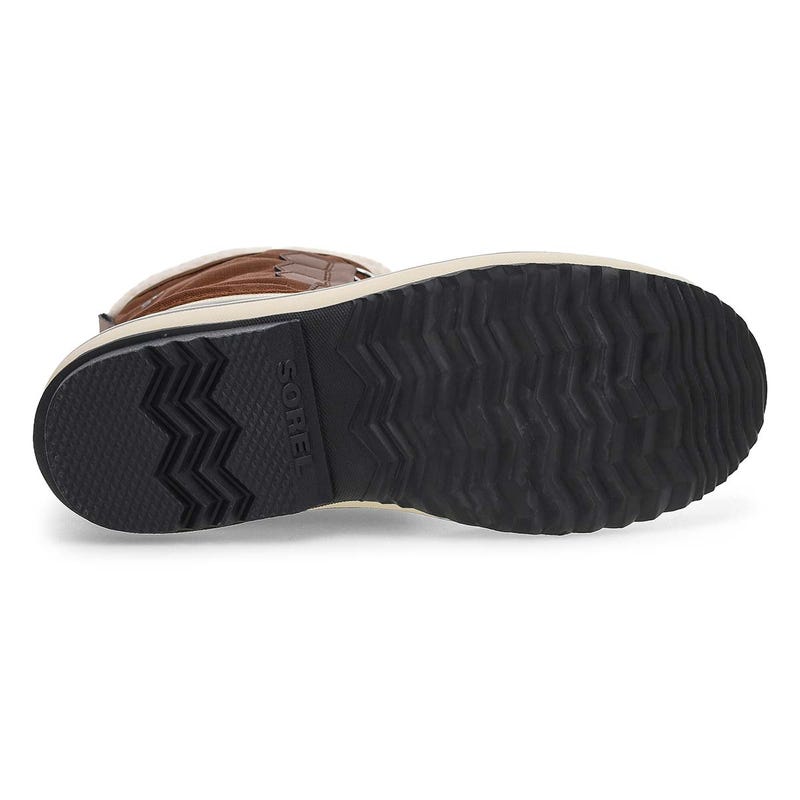 Botte d'hiver imperméable 1964 PAC NYLON, tabac/noir, hommes