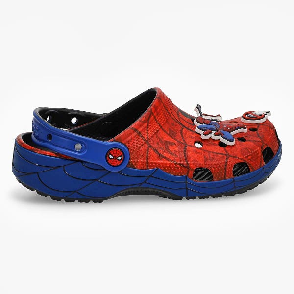 Women's  Spiderman Web Classic Comfort Clog - Multi