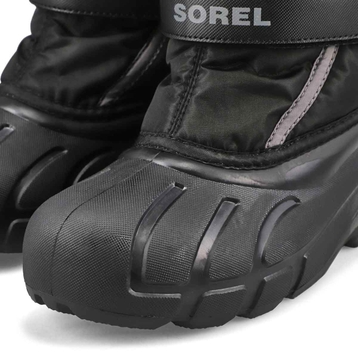 Boys'  Flurry Pull On Winter Boot - Black/City Gre