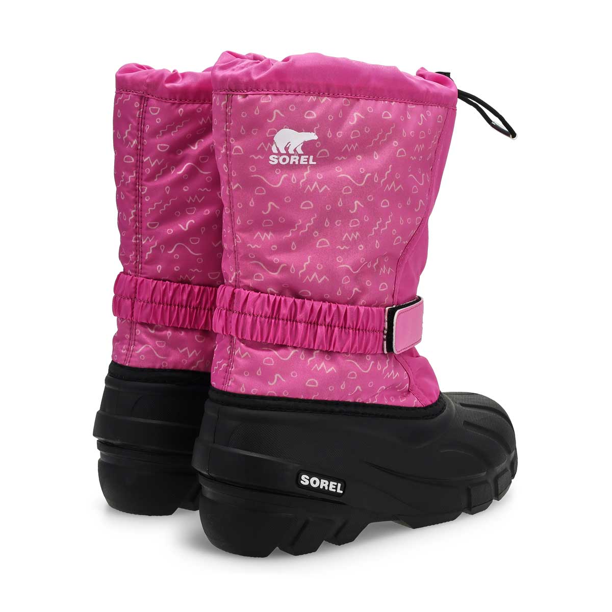 Girls'  Flurry Pull On Winter Boot - Orchid/ Black