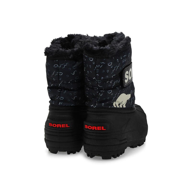Infants' Snow Commander Boot - Black/ Red