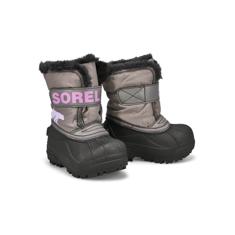 Infants'  Snow Commander Winter Boot - Chrome Grey/Euphoric Lilac