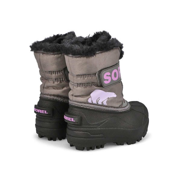 Infants'  Snow Commander Winter Boot - Chrome Grey/Euphoric Lilac