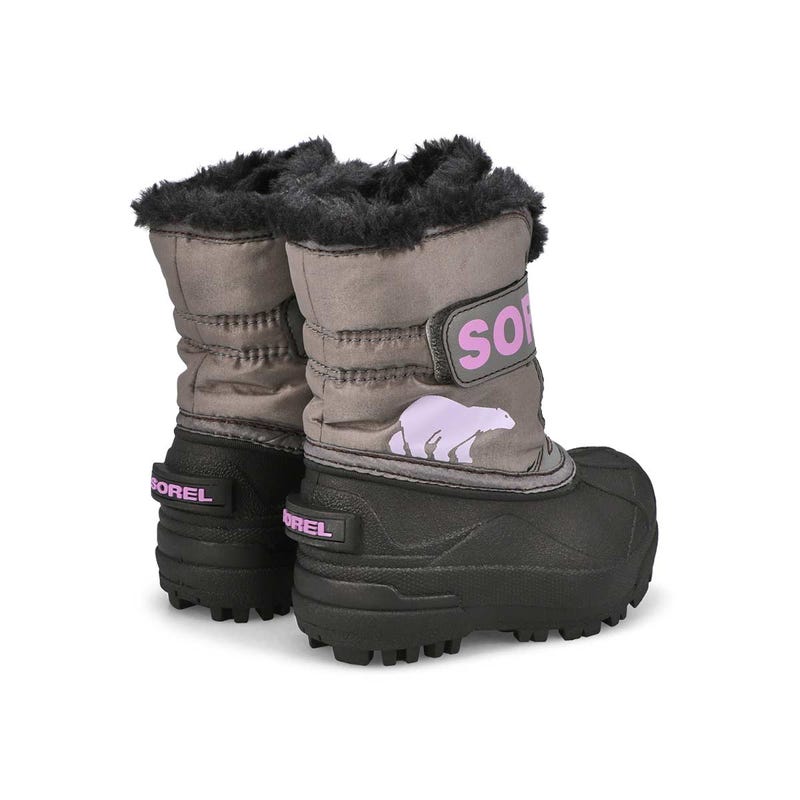 Infants'  Snow Commander Winter Boot - Chrome Grey/Euphoric Lilac