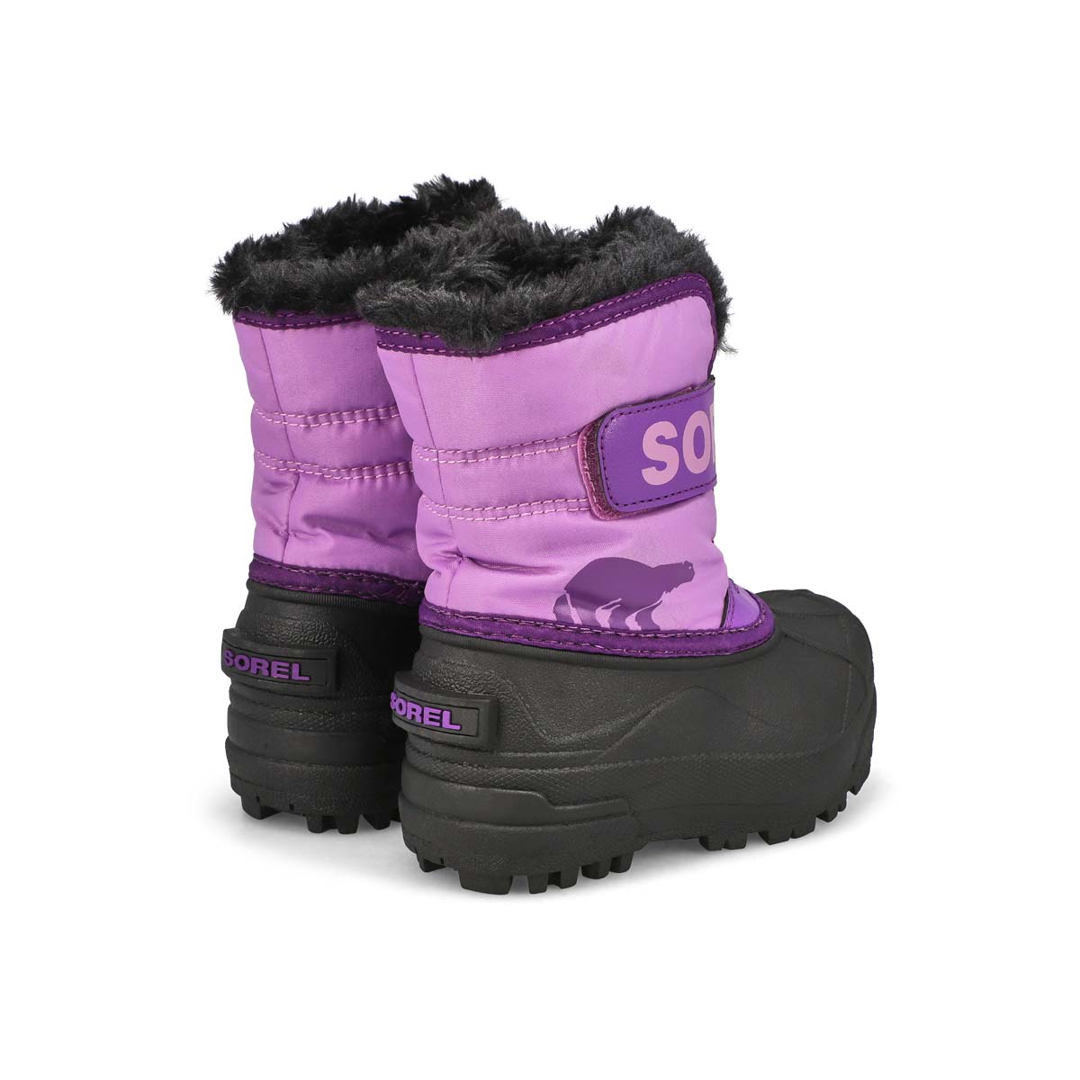 Botte SNOW COMMANDER, boule de gomme/violet pourpr